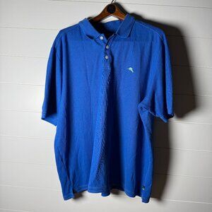 Tommy Bahama Islandzone Supima Sz XXXL Royal Blue Polo